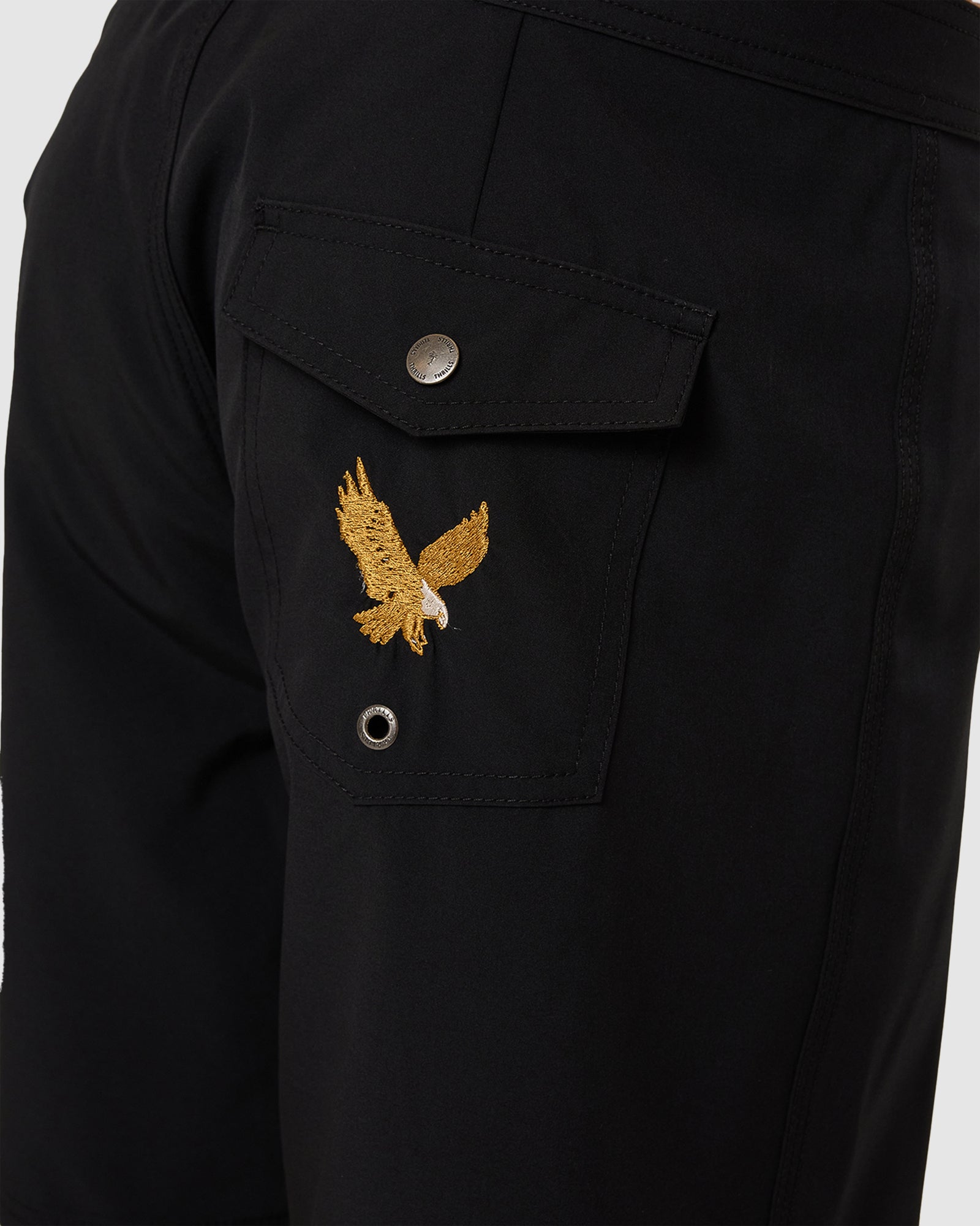 Men's Stylish Black Never - Stop Boardshorts for Summer Comfort