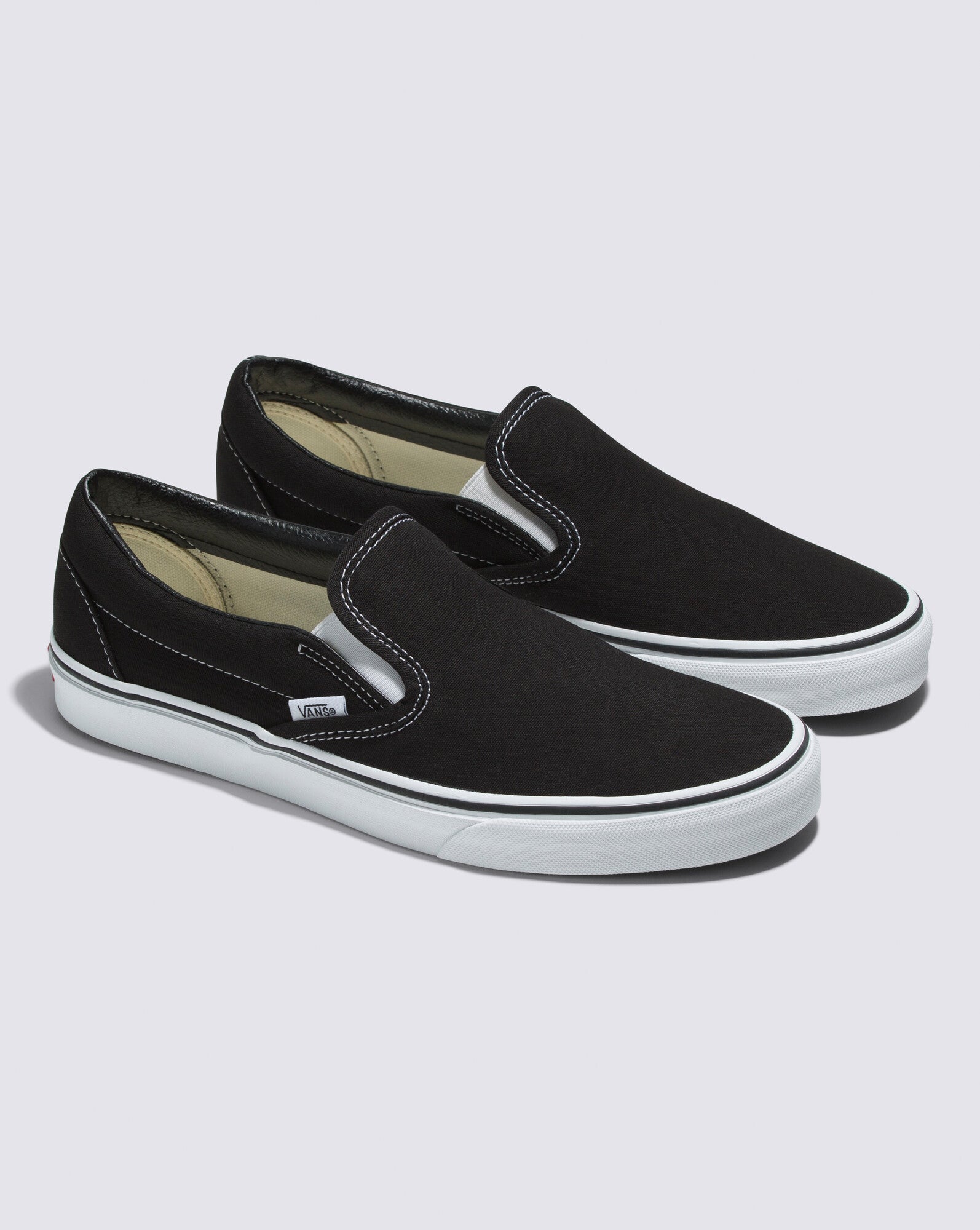 Classic Men's Black Slip-On Casual Sneakers