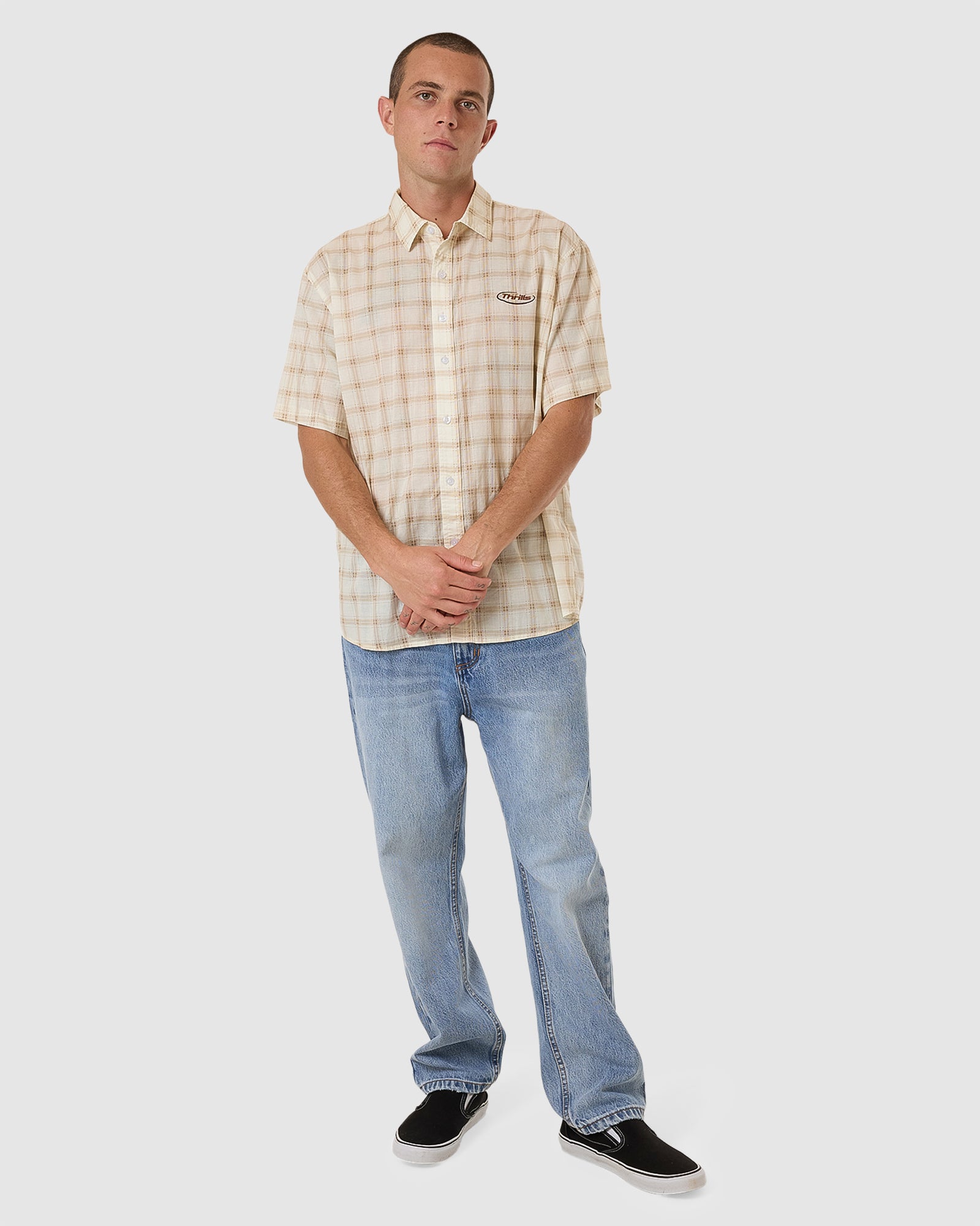 Men's Pharmaceutical Style Short Sleeve Summer Casual Shirt