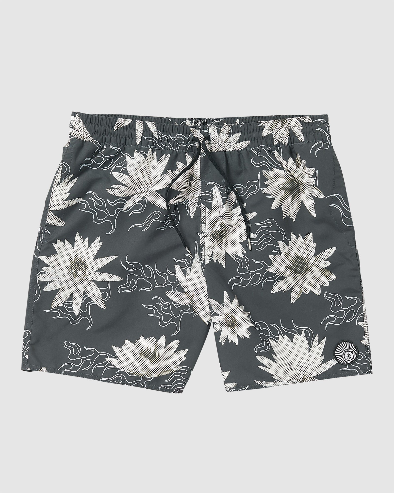 Men's Volcom Poly Suede Cracker 17-Inch Boardshorts for Summer Fun