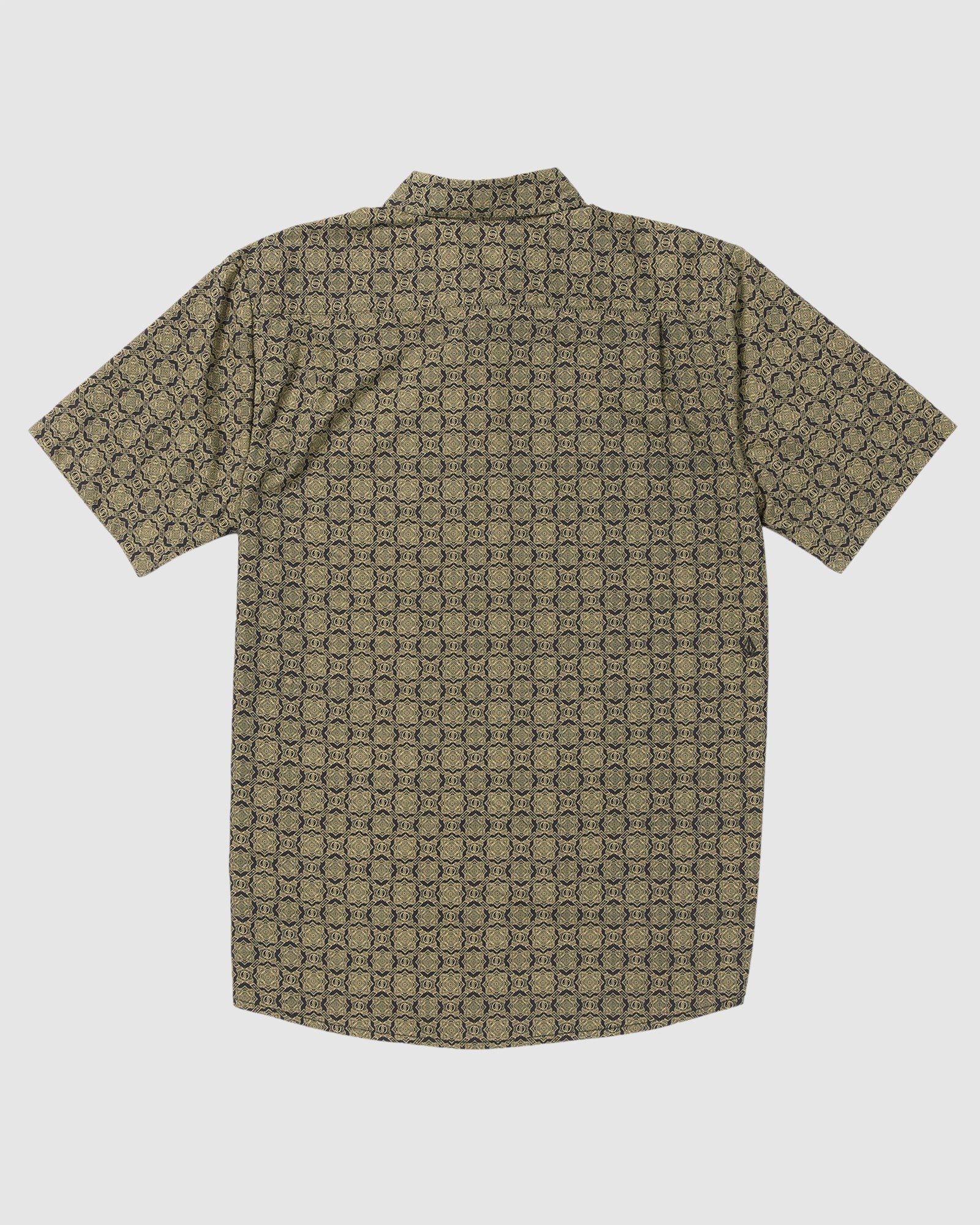Men's Comfortable Scaler Stone Short Sleeve Cotton-Polyester Shirt