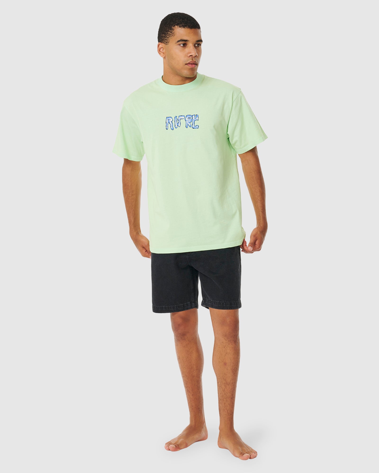 Men's Vintage Solid Rock Classic T-Shirt for Everyday Wear