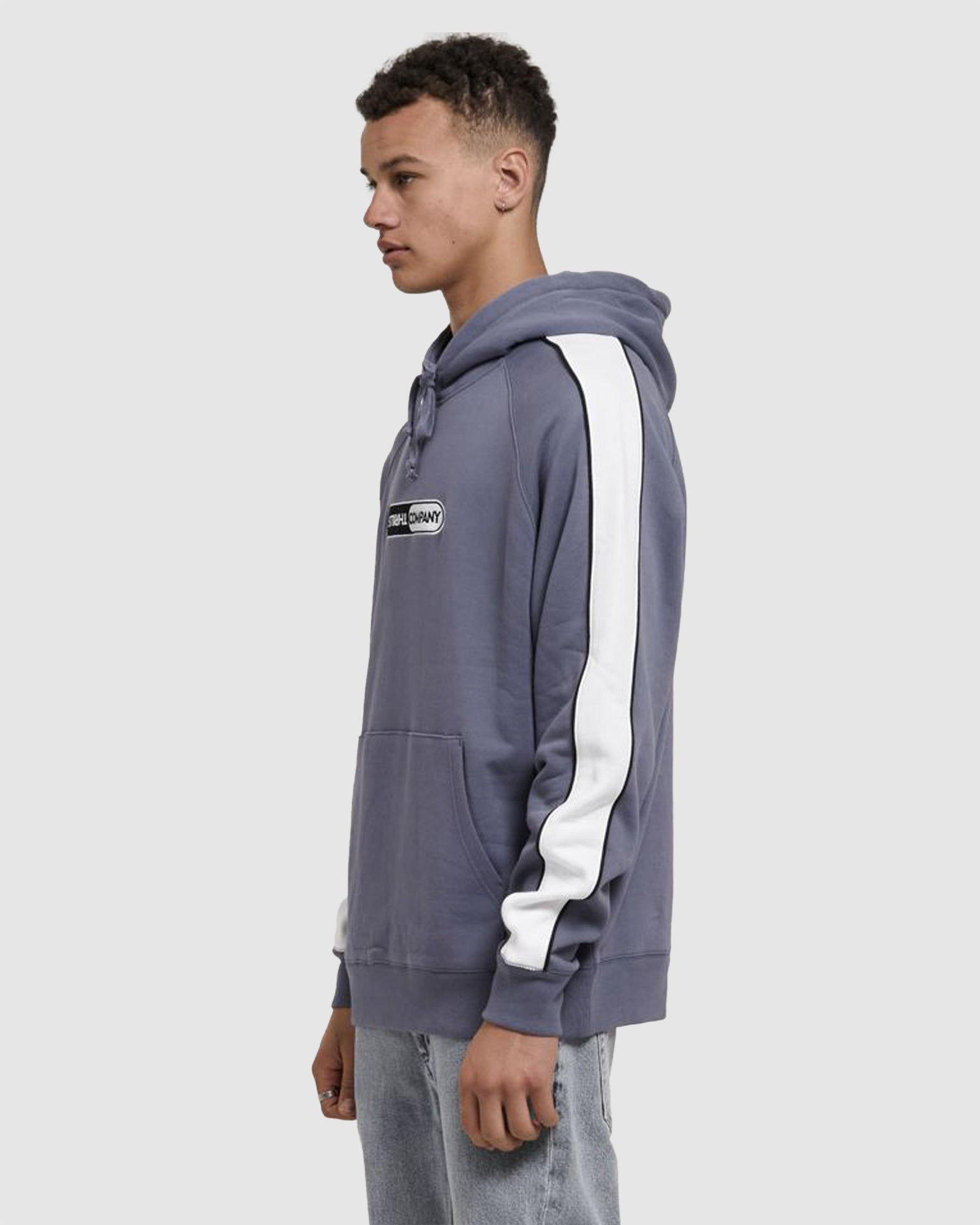 Men's Fashionable League Of Their Own Raglan Paneled Hooded Sweatshirt