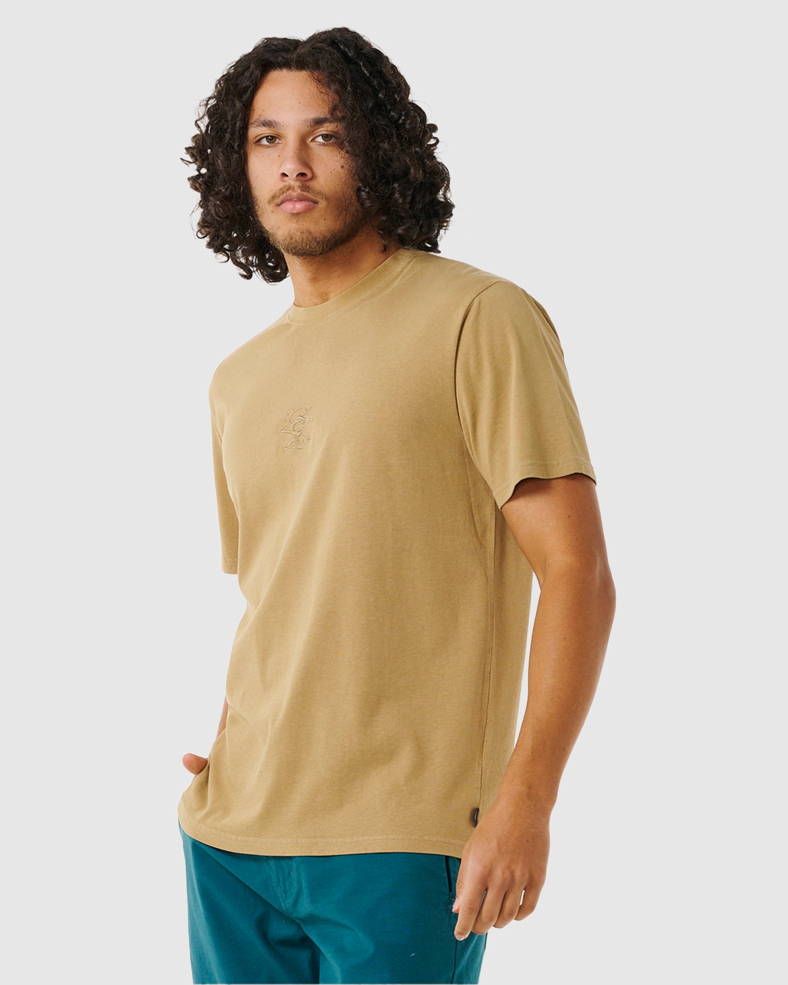 Men's Fashionable Searchers Embroidered Casual T-Shirt