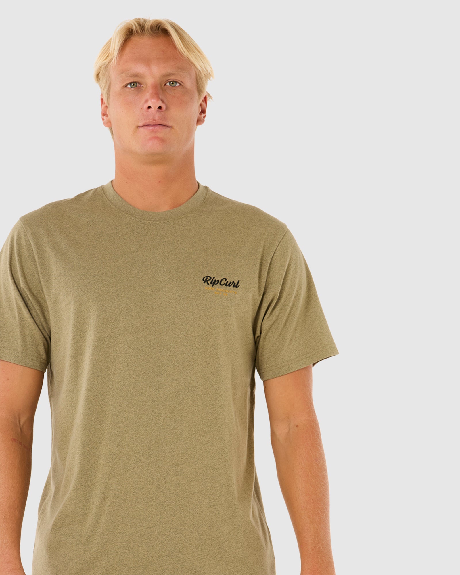 Men's Comfortable Embroidered Stretch T-Shirt