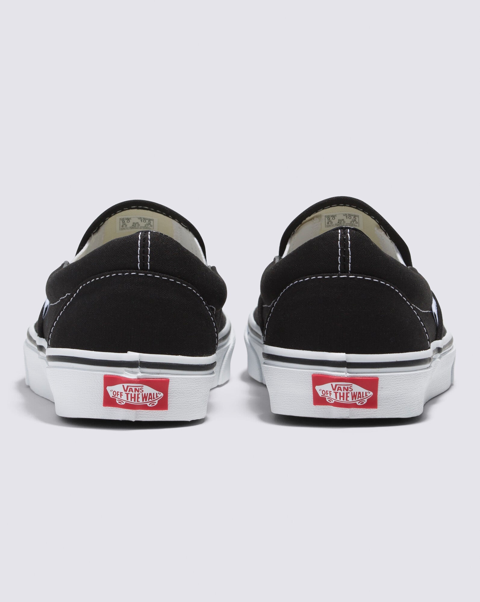 Classic Men's Black Slip-On Casual Sneakers