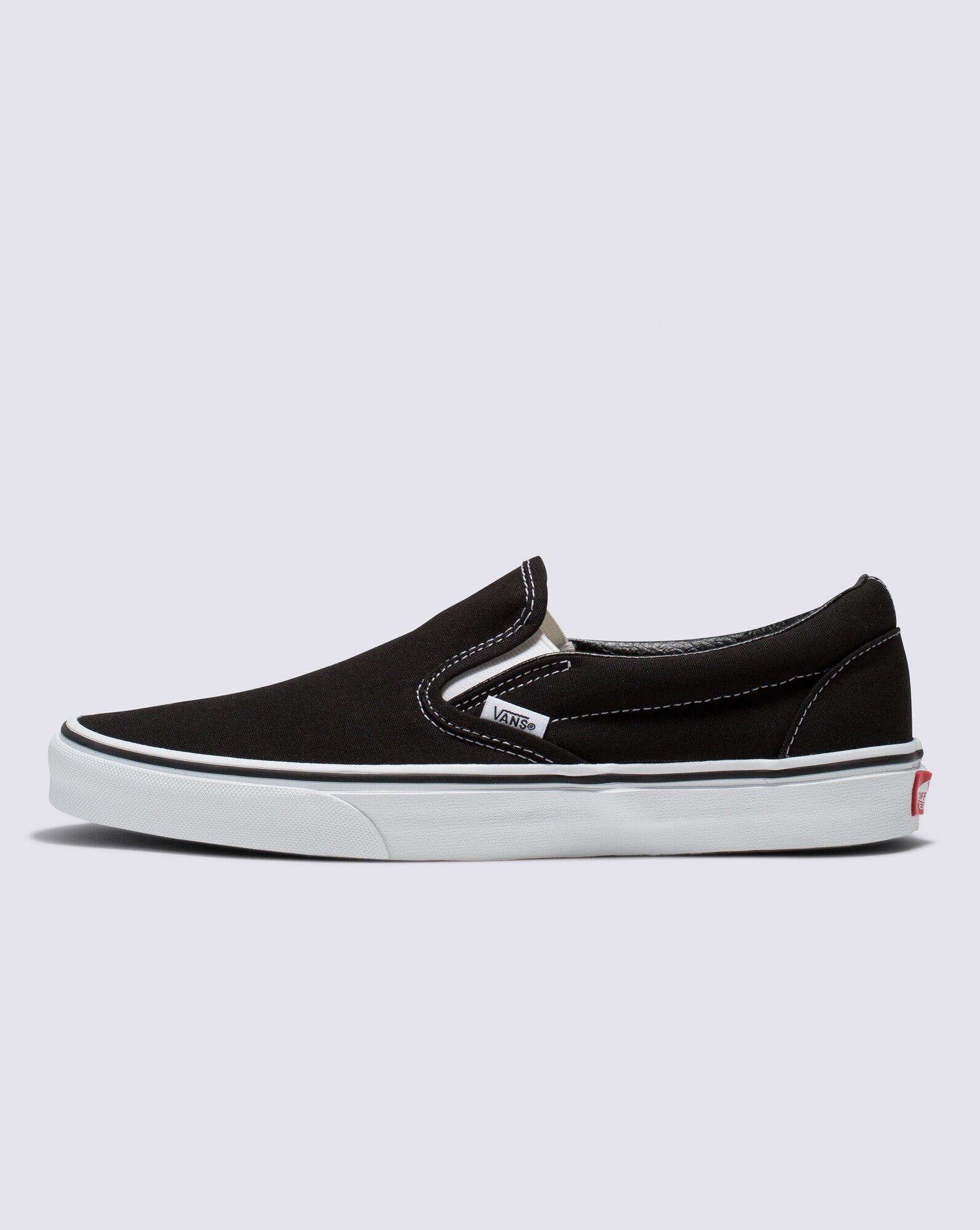Classic Men's Black Slip-On Casual Sneakers