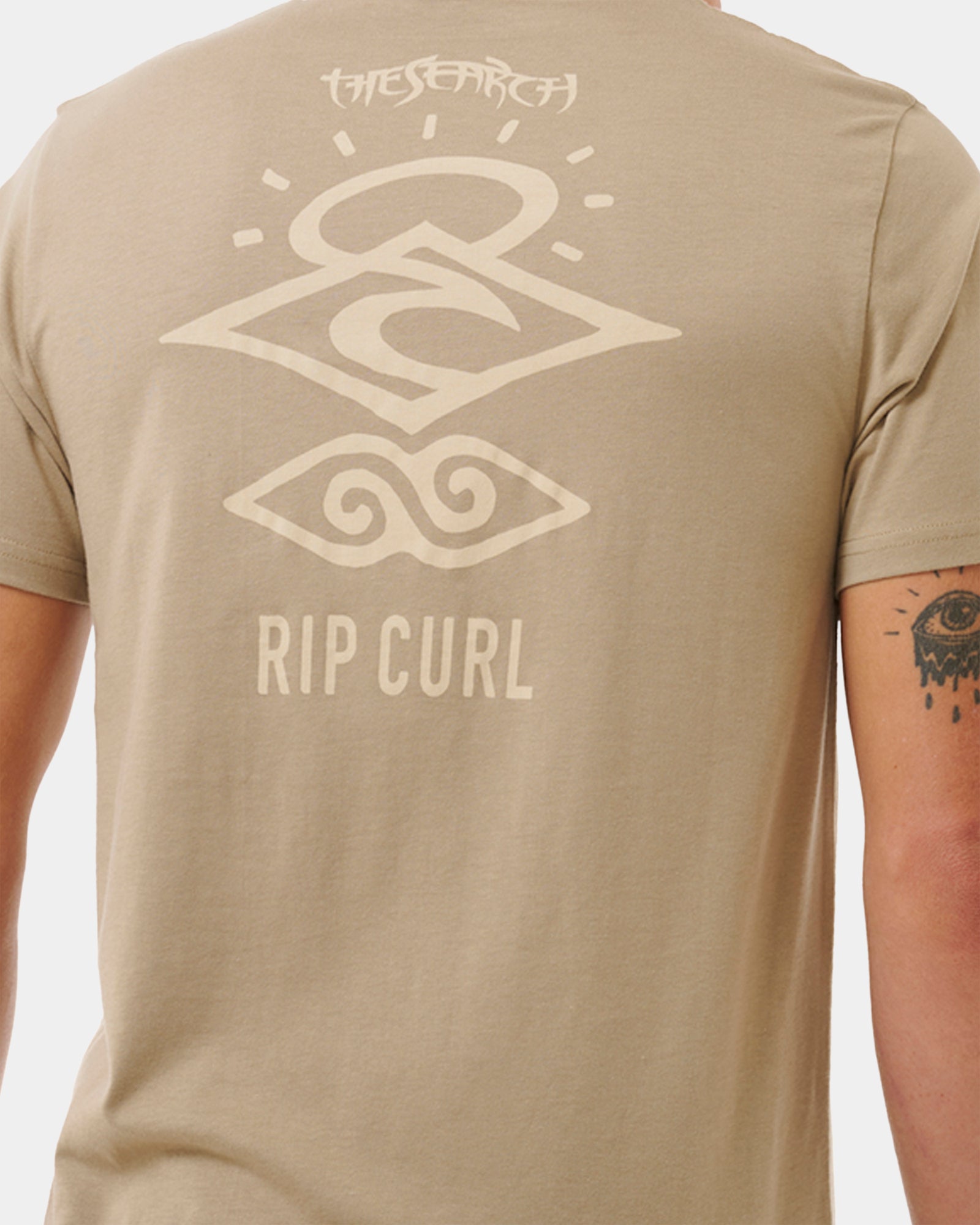 Men's Fashionable Search Icon Printed T-Shirt for Adventure