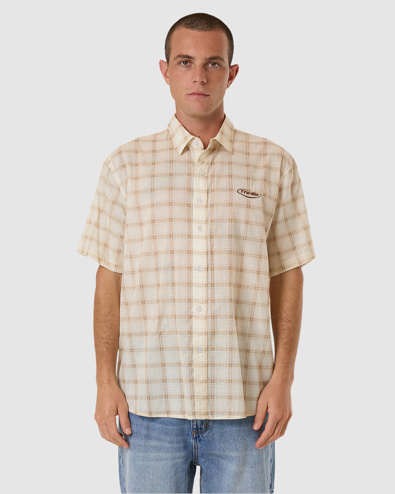 Men's Pharmaceutical Style Short Sleeve Summer Casual Shirt