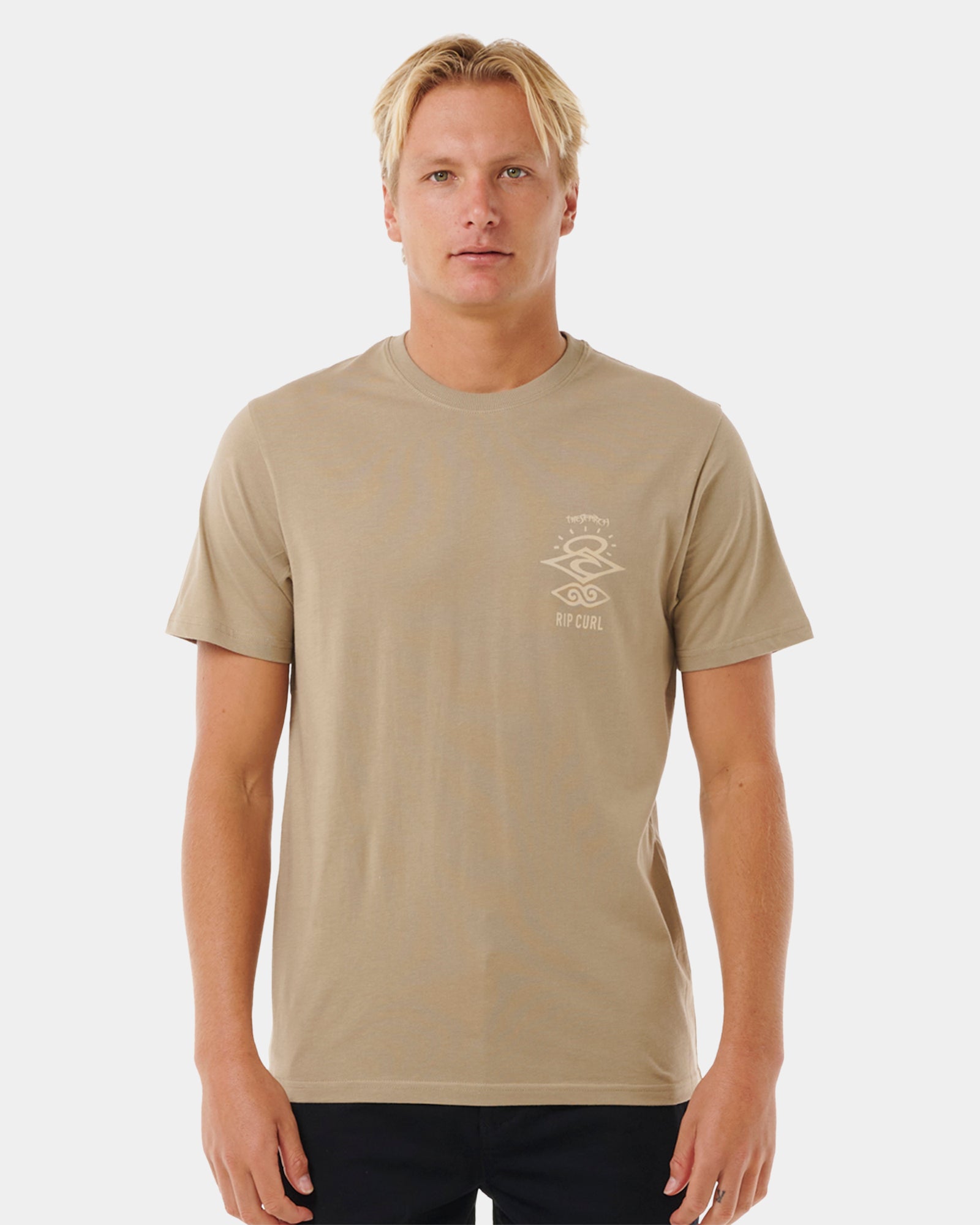 Men's Fashionable Search Icon Printed T-Shirt for Adventure