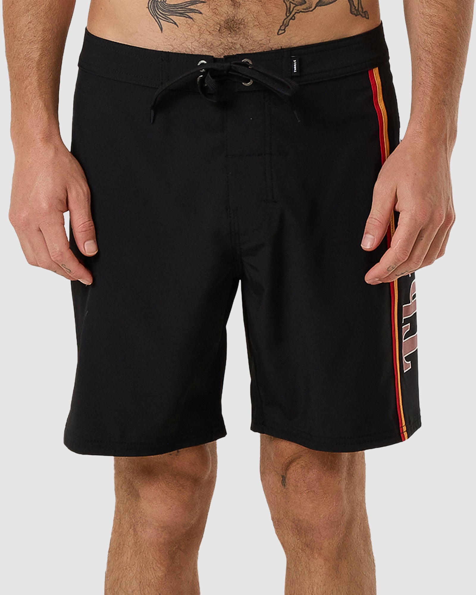 Men's Stylish Black Never - Stop Boardshorts for Summer Comfort