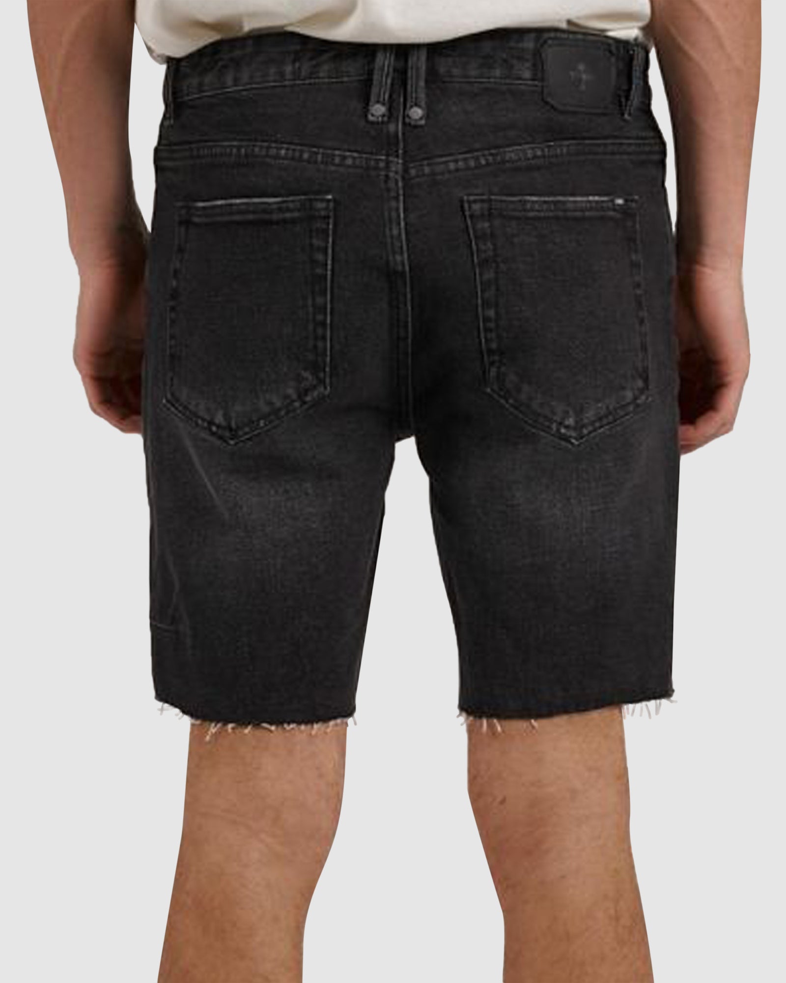 Men's Fashionable Destroyed Bones Stretch Denim Shorts for Versatile Styling