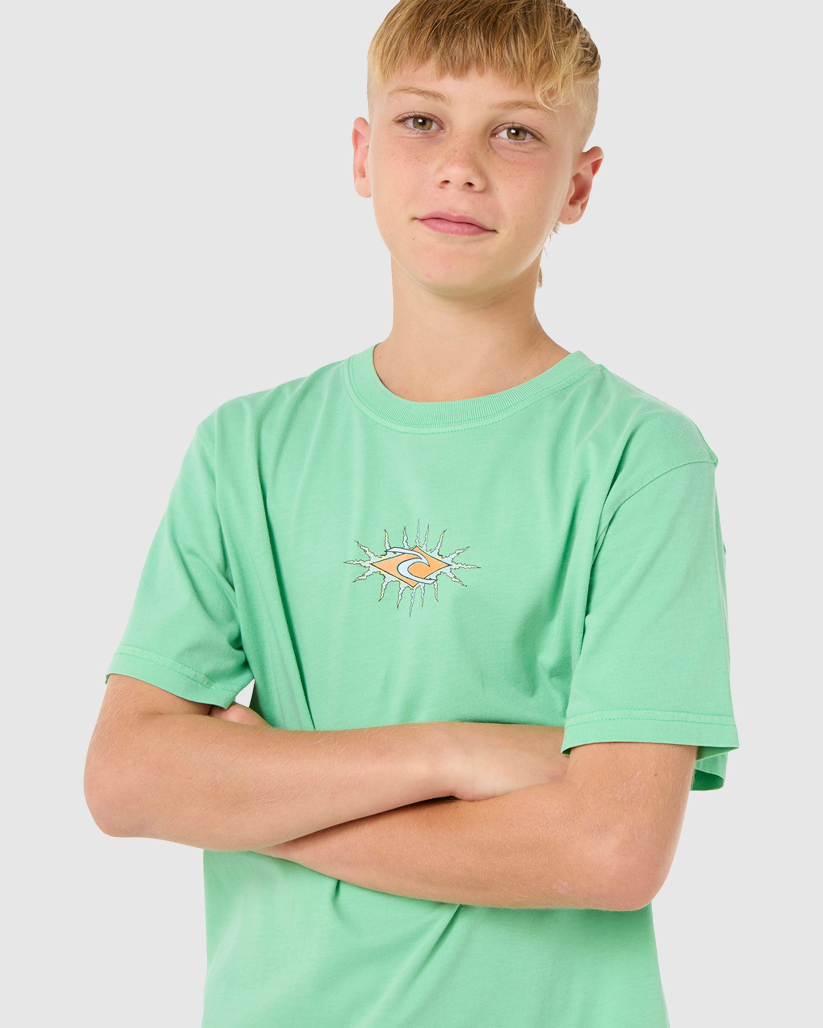 Boys' Casual Raw Energy Skull Graphic T-Shirt for Ages 8 - 16