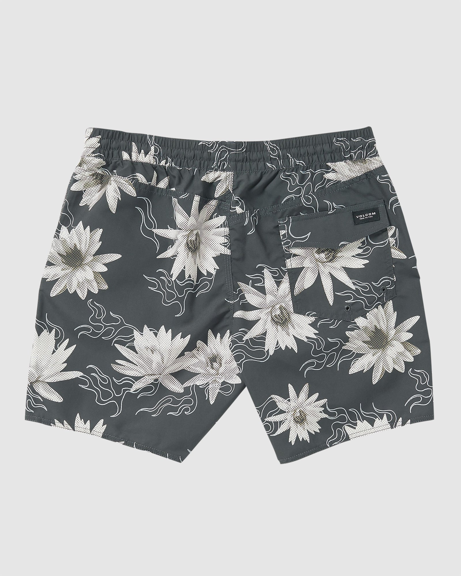 Men's Volcom Poly Suede Cracker 17-Inch Boardshorts for Summer Fun