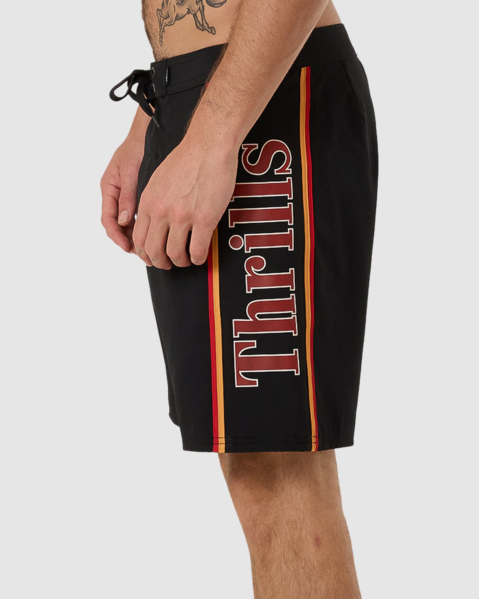 Men's Stylish Black Never - Stop Boardshorts for Summer Comfort