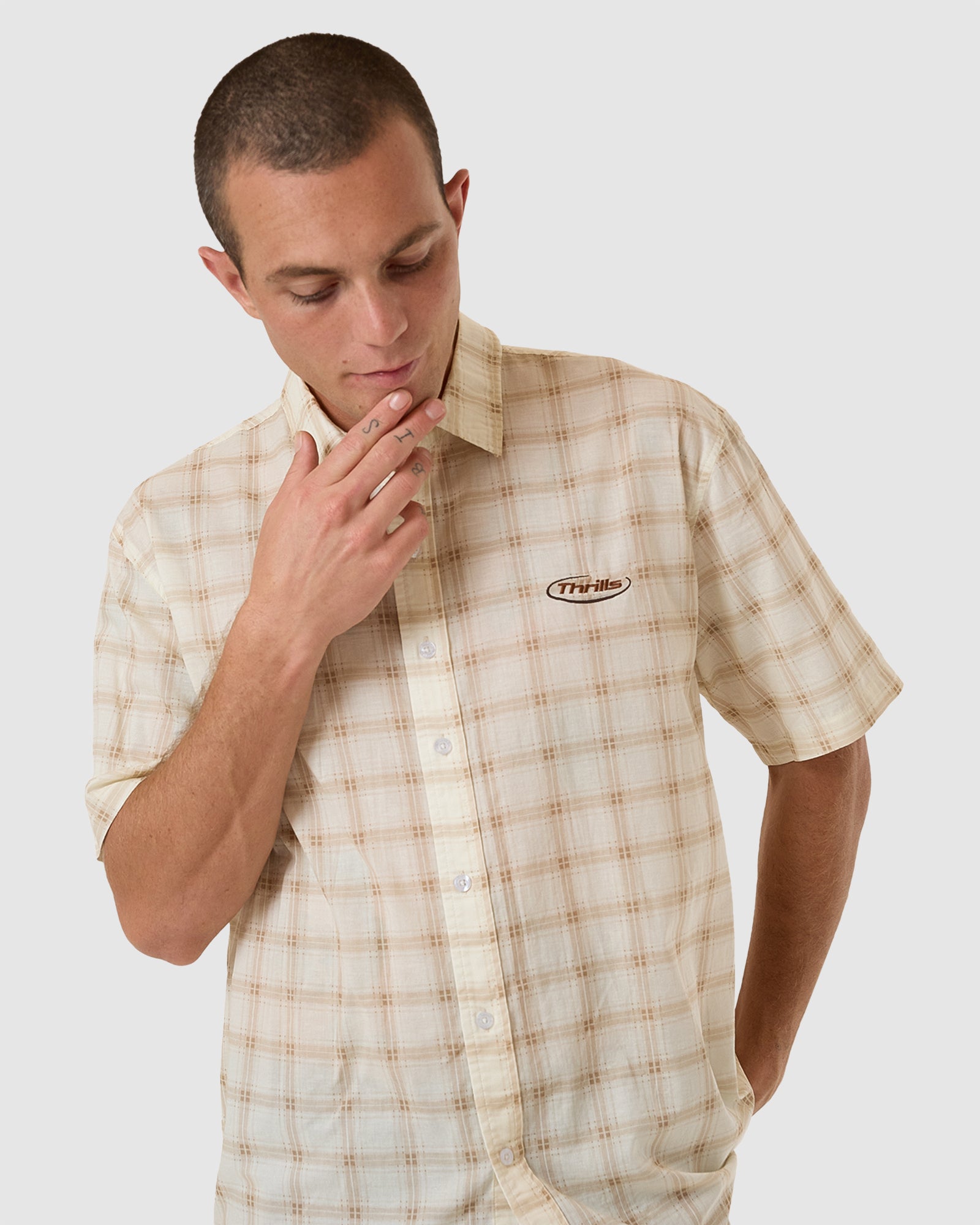 Men's Pharmaceutical Style Short Sleeve Summer Casual Shirt