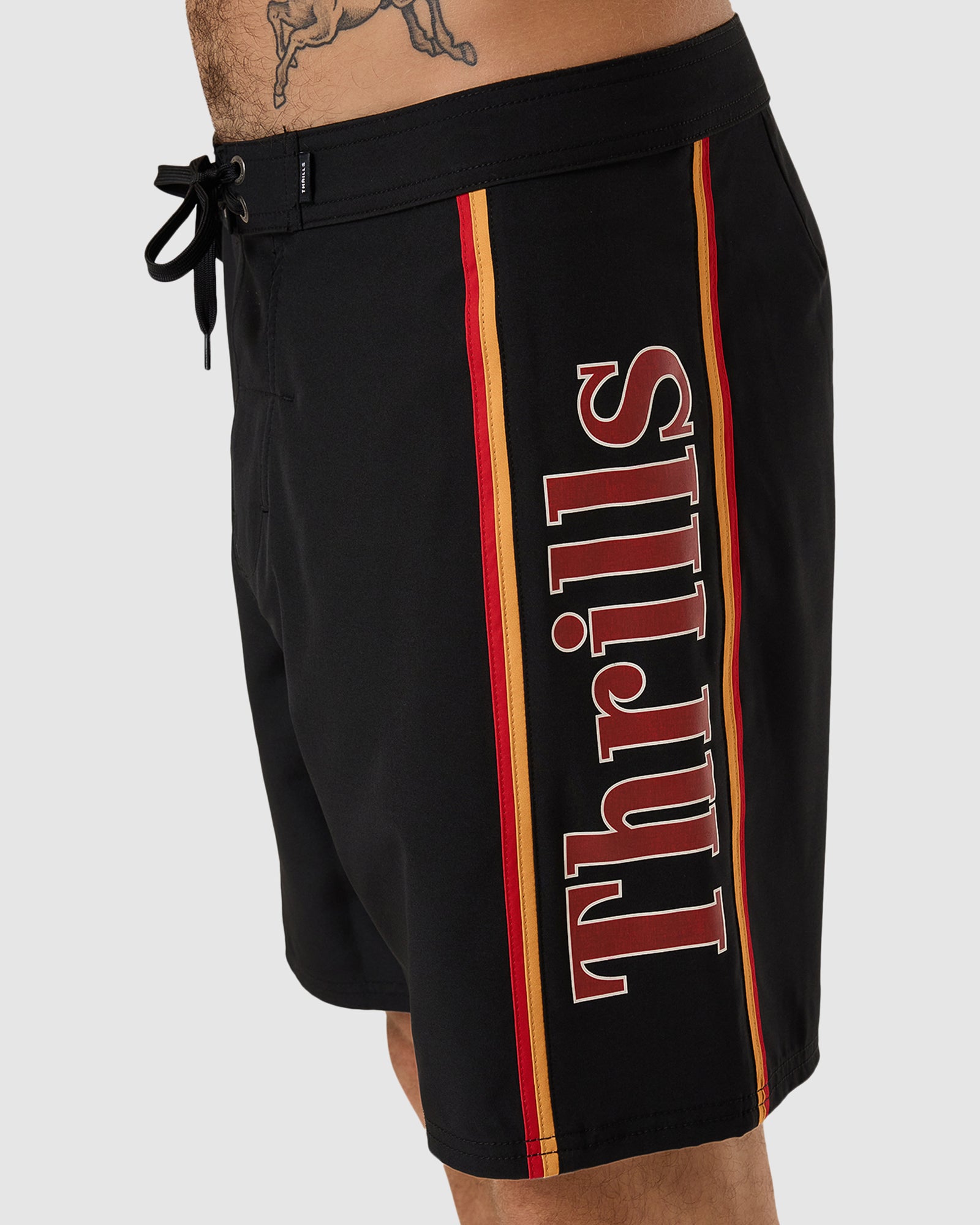 Men's Stylish Black Never - Stop Boardshorts for Summer Comfort
