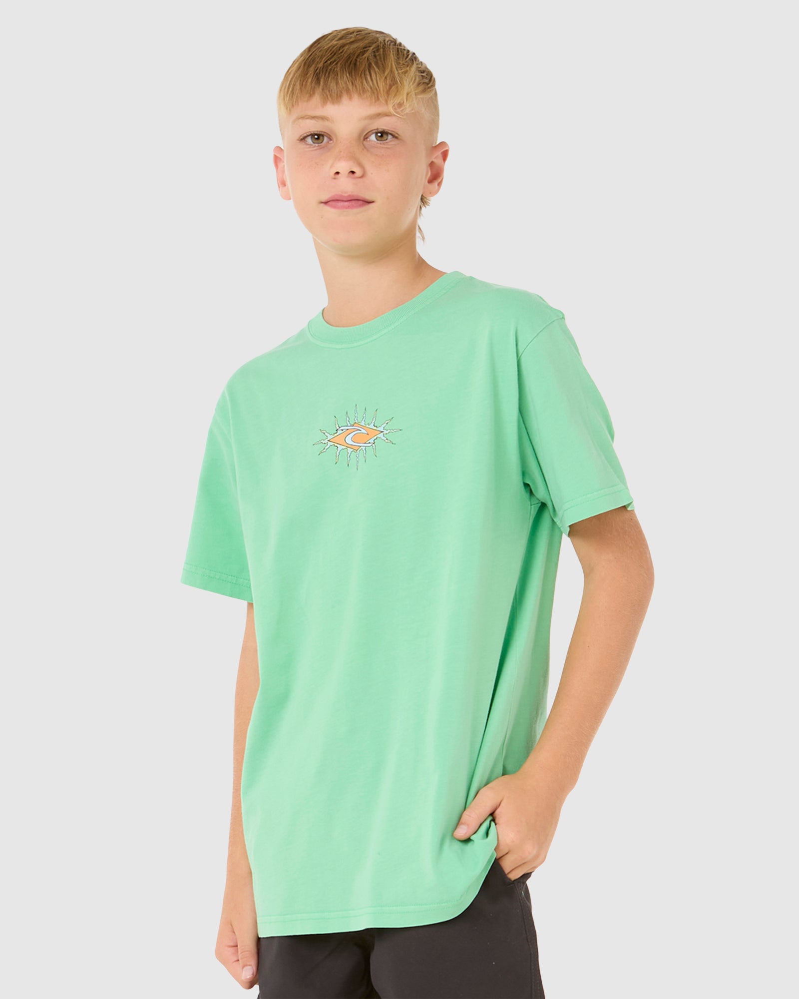 Boys' Casual Raw Energy Skull Graphic T-Shirt for Ages 8 - 16