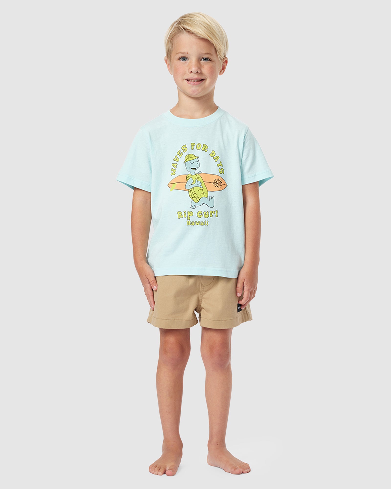 Boys' T-Shirts for Ages 2 - 7 with Tube Town Waves Design