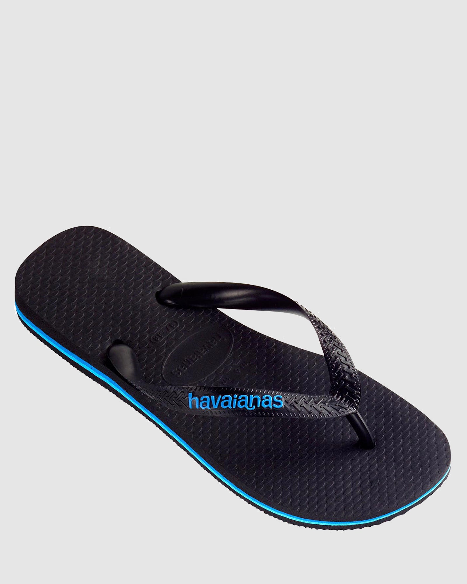 Men's Durable Rubber Thongs with Logo for Everyday Wear