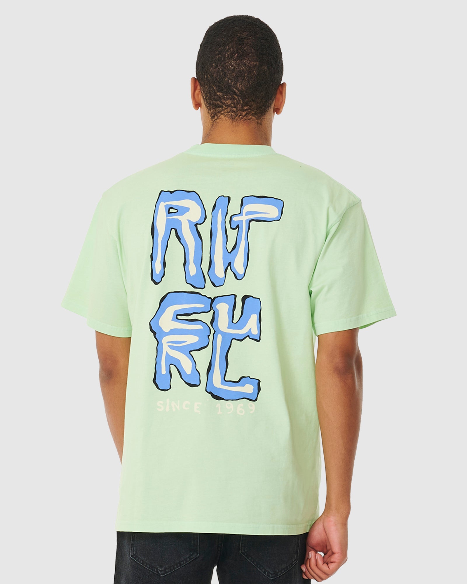 Men's Vintage Solid Rock Classic T-Shirt for Everyday Wear
